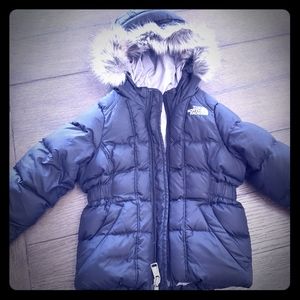 North face 2T girls black